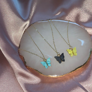 14K Gold-Plated Butterfly Necklace