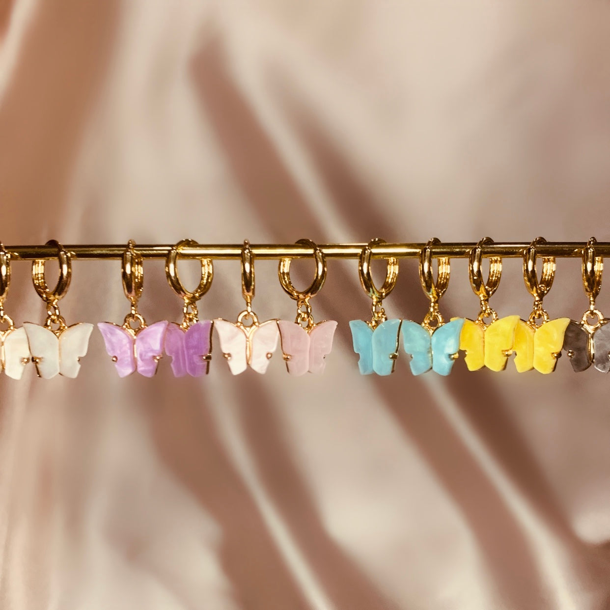 14K Gold-Plated Butterfly earrings