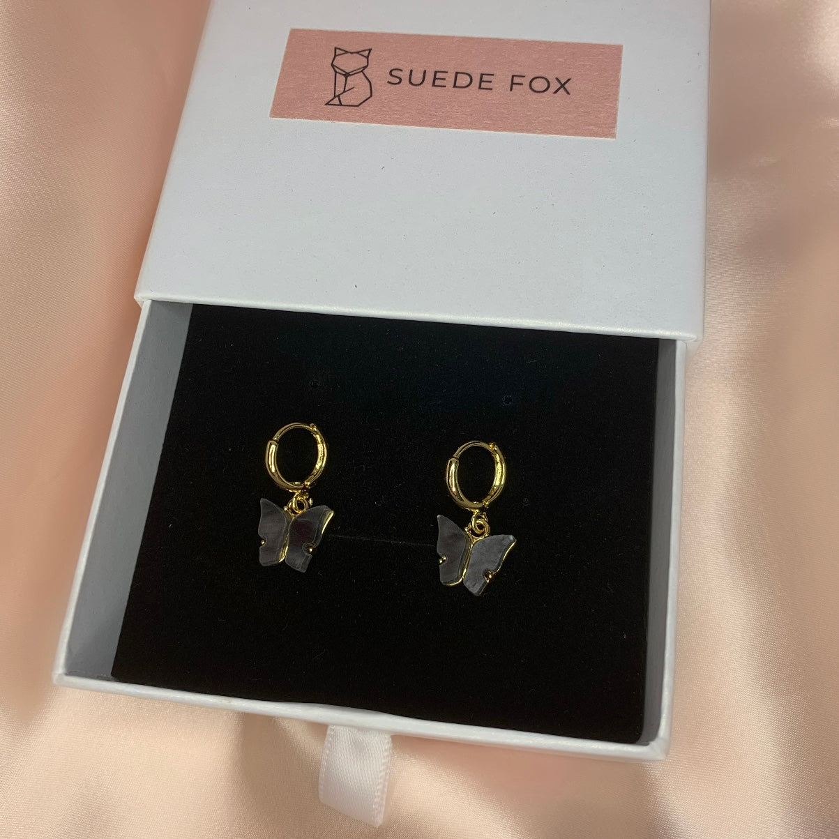 14K Gold-Plated Butterfly earrings